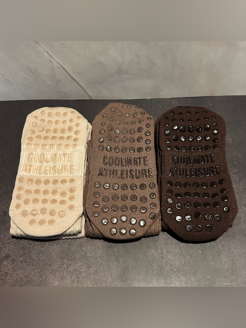 Coolmate’s Athleitc Non-Slip Grip Socks Set of Three